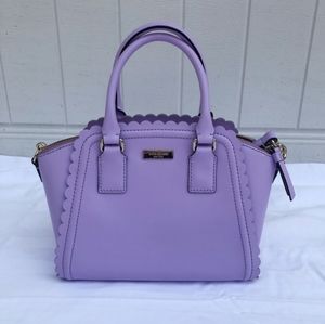 Scalloped Purple Kate Spade Purse